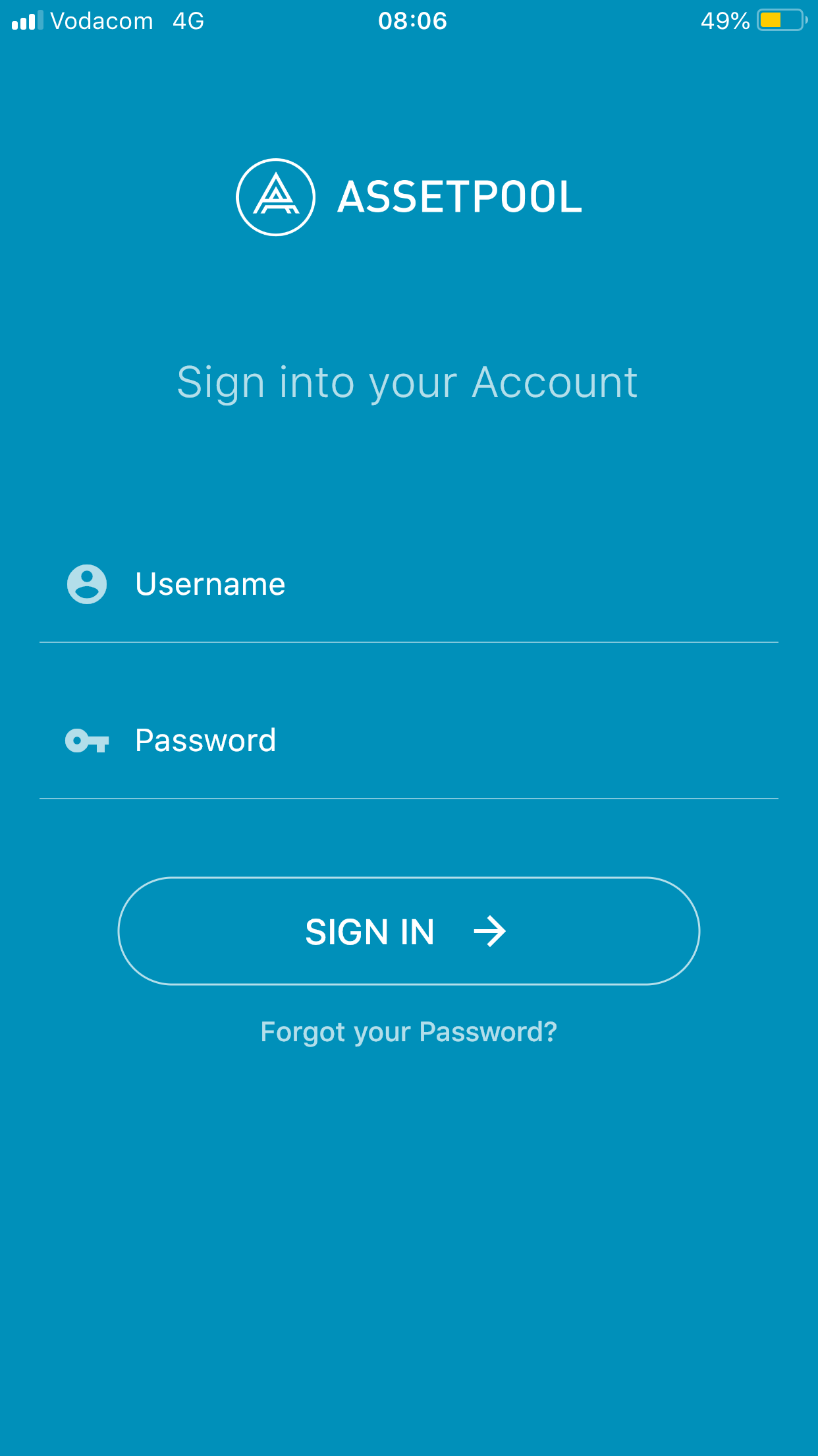 assetpool forgot your password